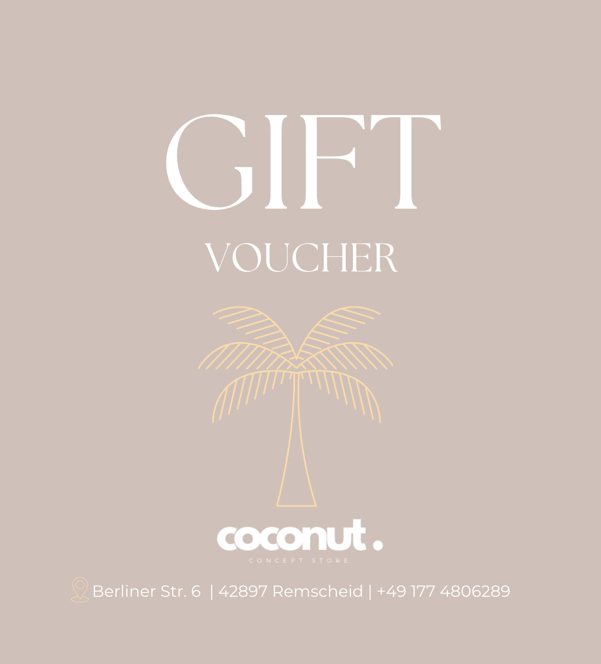 Coconut Concept Store Gutschein