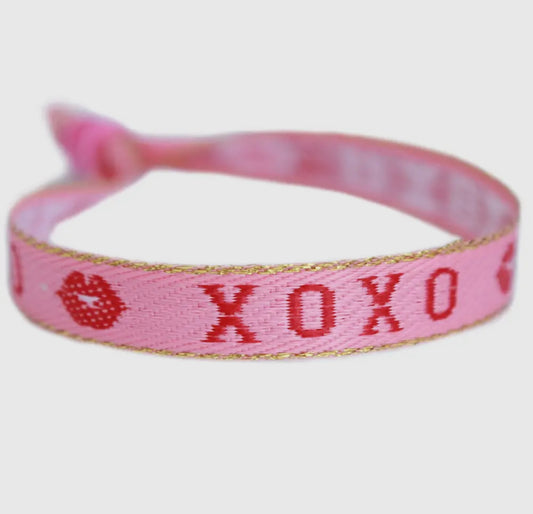 Gewebtes Armband - XOXO