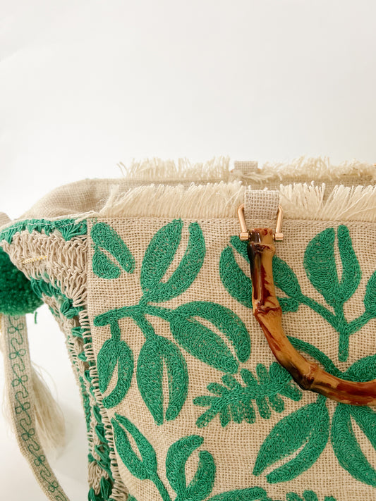 Bestickte Beach Shopper